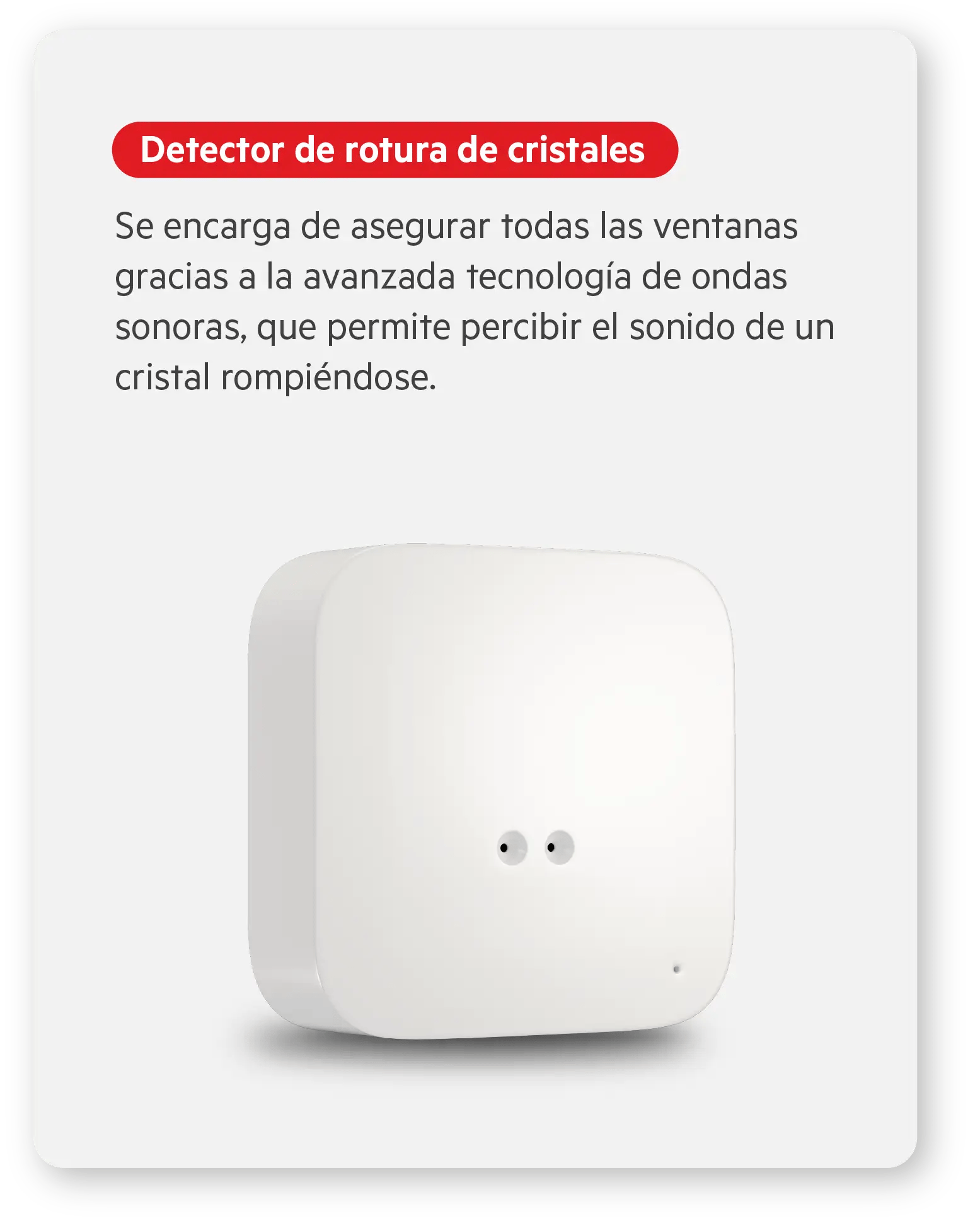 Detector de rotura de cristales