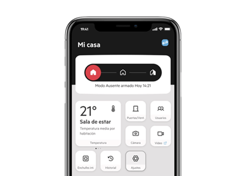 App del sistema de alarma de Sector Alarm