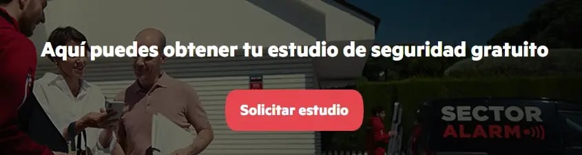 Solicita tu estudio de seguridad gratuito con Sector Alarm