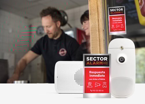 Protección para negocios con un sistema de alarma con respuesta en menos de 15 segundos