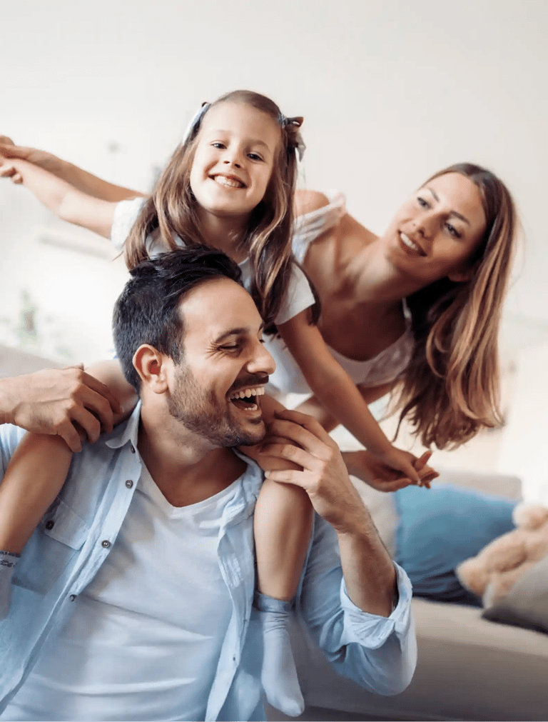 familia seguros con alarma de sector alarm