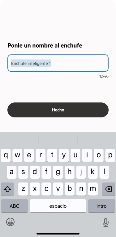 Smart plugs - naming - Language=ES