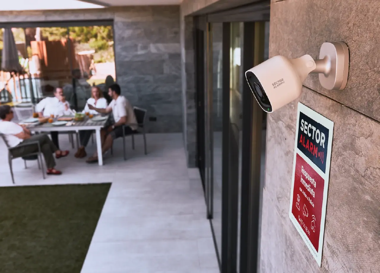 sistema de seguridad de alarmas para chalet con sector alarm
