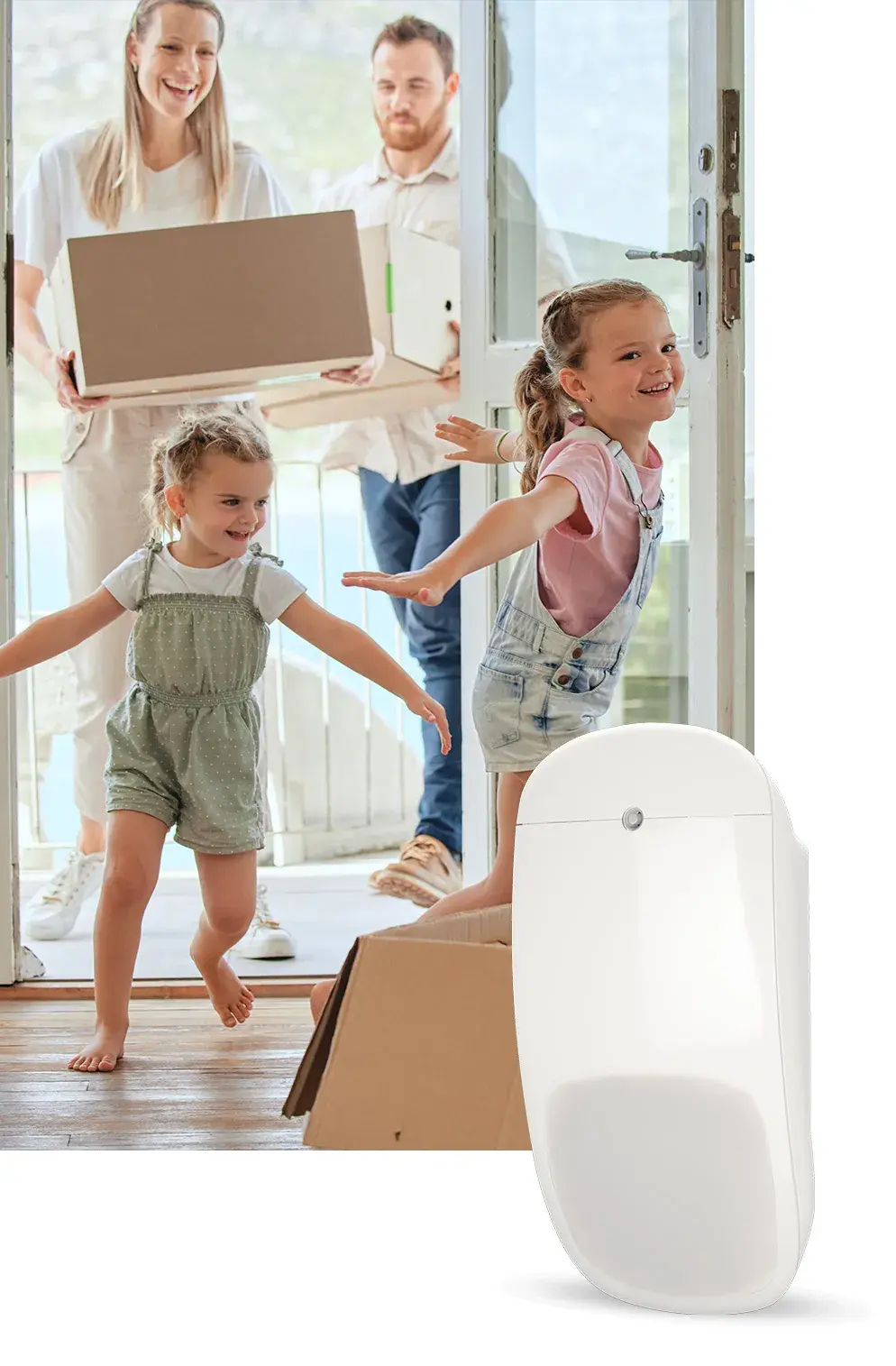 user case cámara con sensor de movimiento
