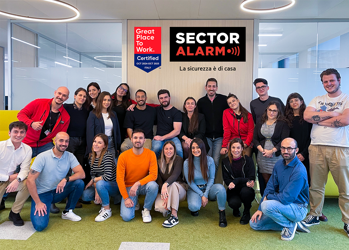 Sector Alarm Italia e Great Place to Work®: insieme per un clima lavorativo vincente