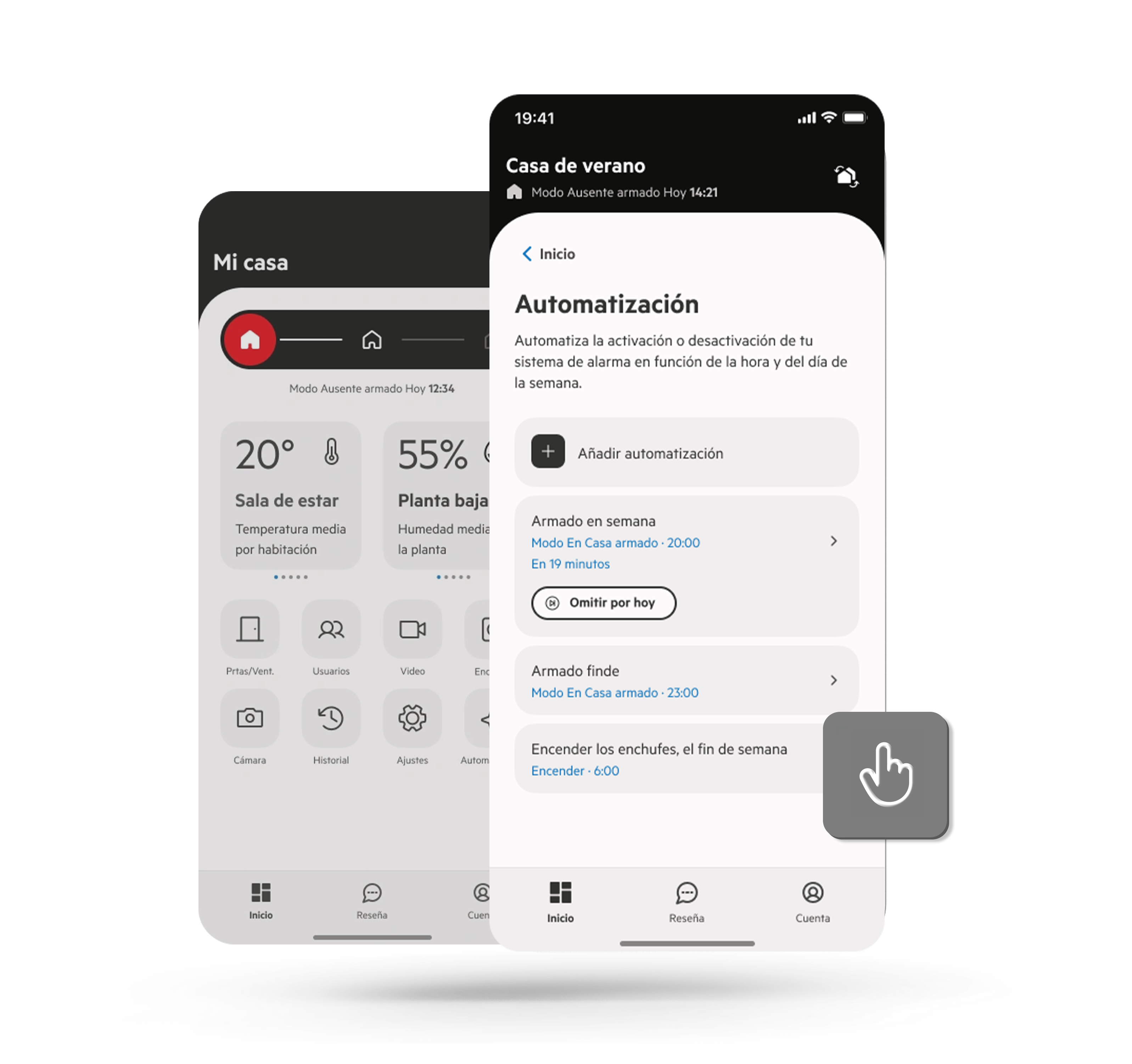 Automatiaciones de tu alarma en la App