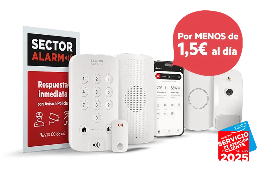 Alarmas para casa de Sector Alarm