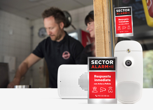 Protección para negocios con un sistema de alarma con respuesta en menos de 15 segundos