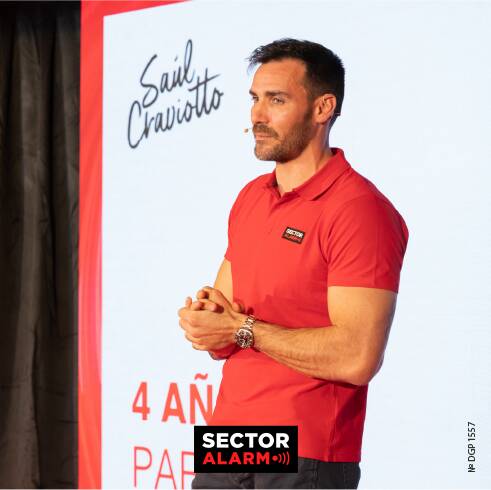 Saul Craviotto Superación más excelencia con Sector Alarm
