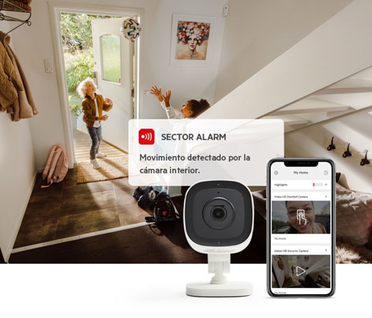 Mantente al tanto de lo que sucede en tu casa desde el móvil