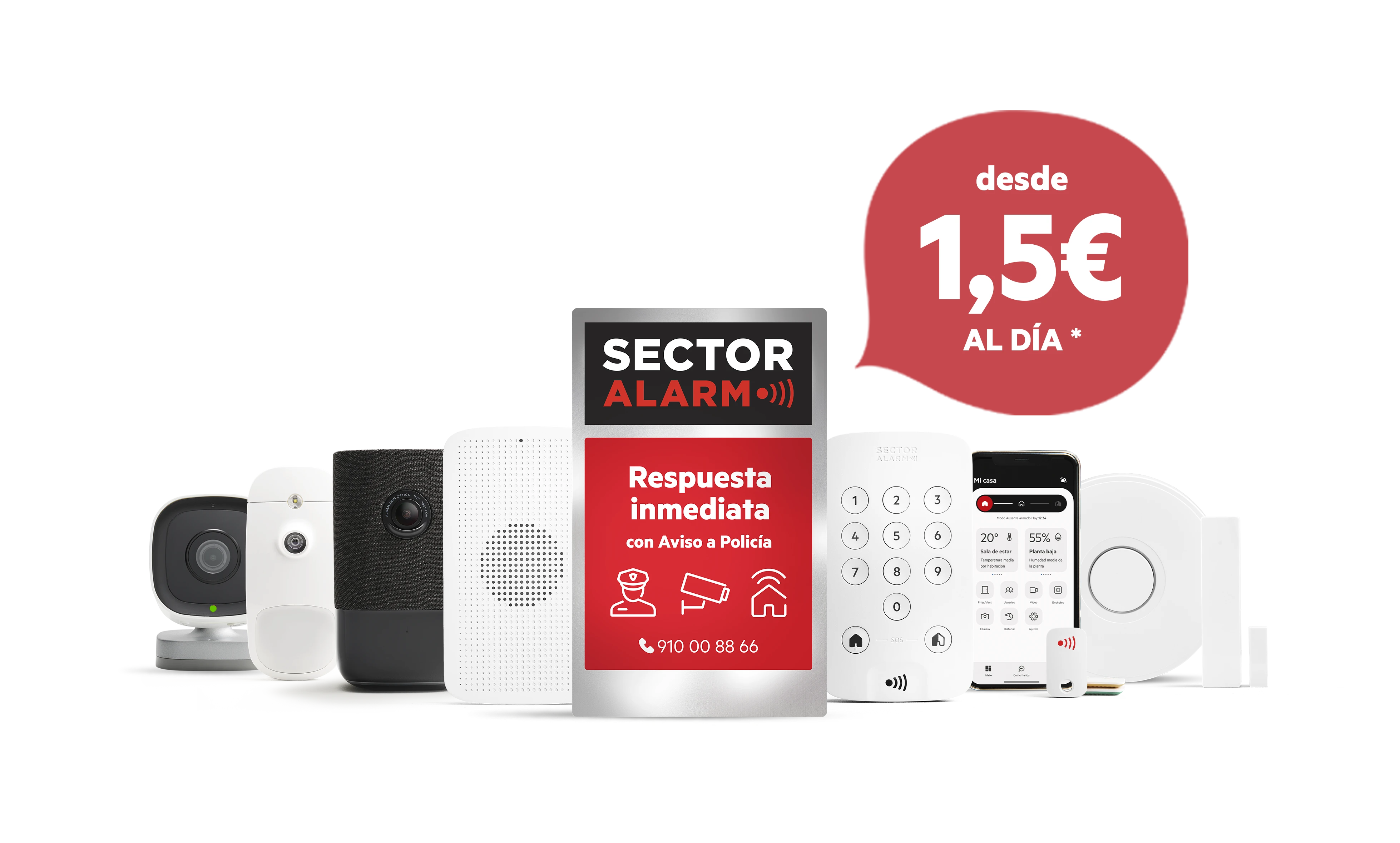 Sistemas de alarmas para casa  Granada - Sector Alarm