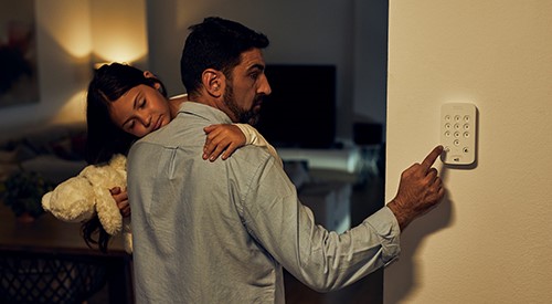 modo hogar en alarmas para casa de Sector Alarm