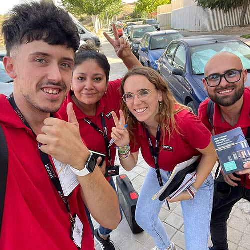 Vendedores de Sector Alarm contentos