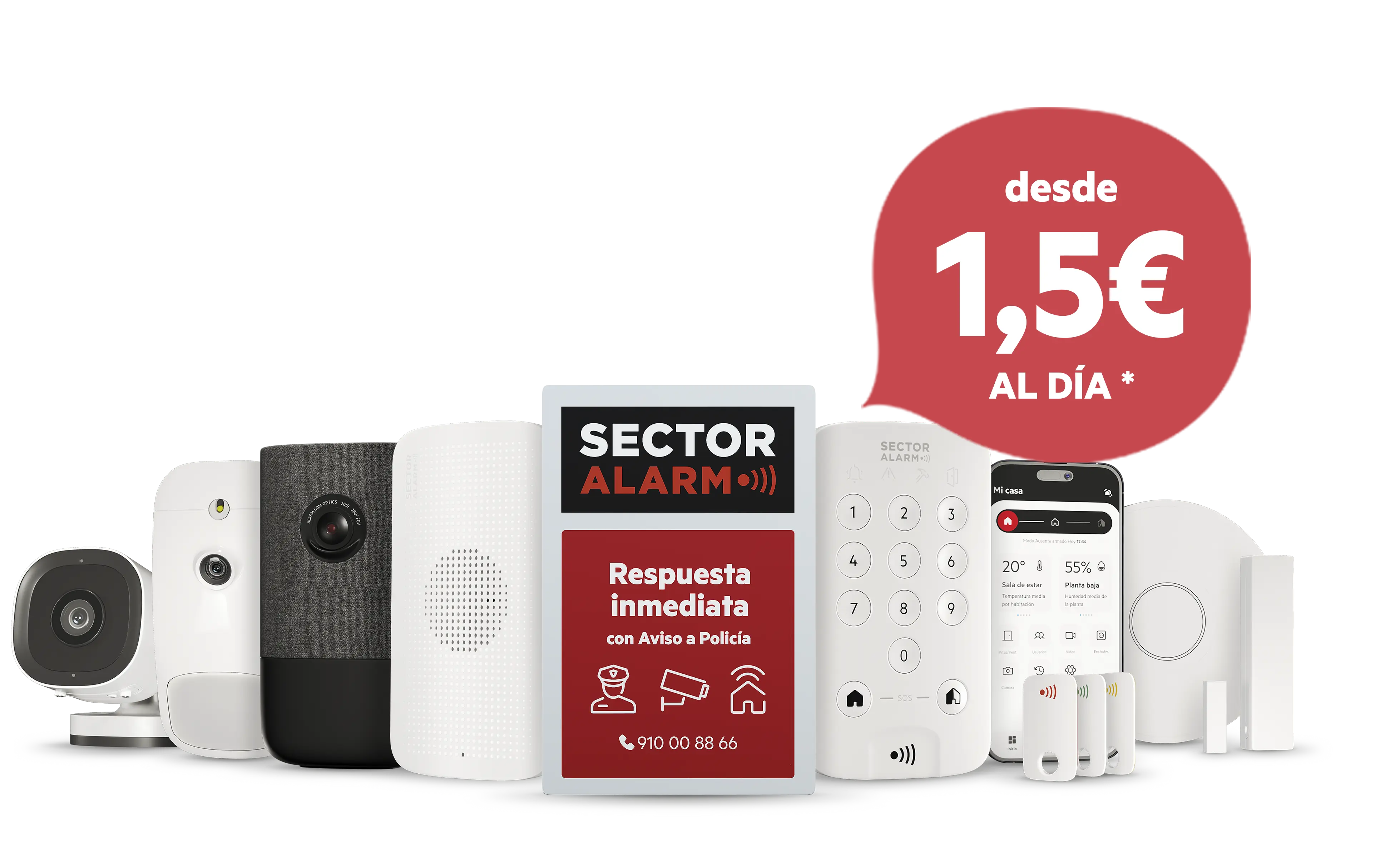 Sistemas de alarmas para casa Málaga - Sector Alarm